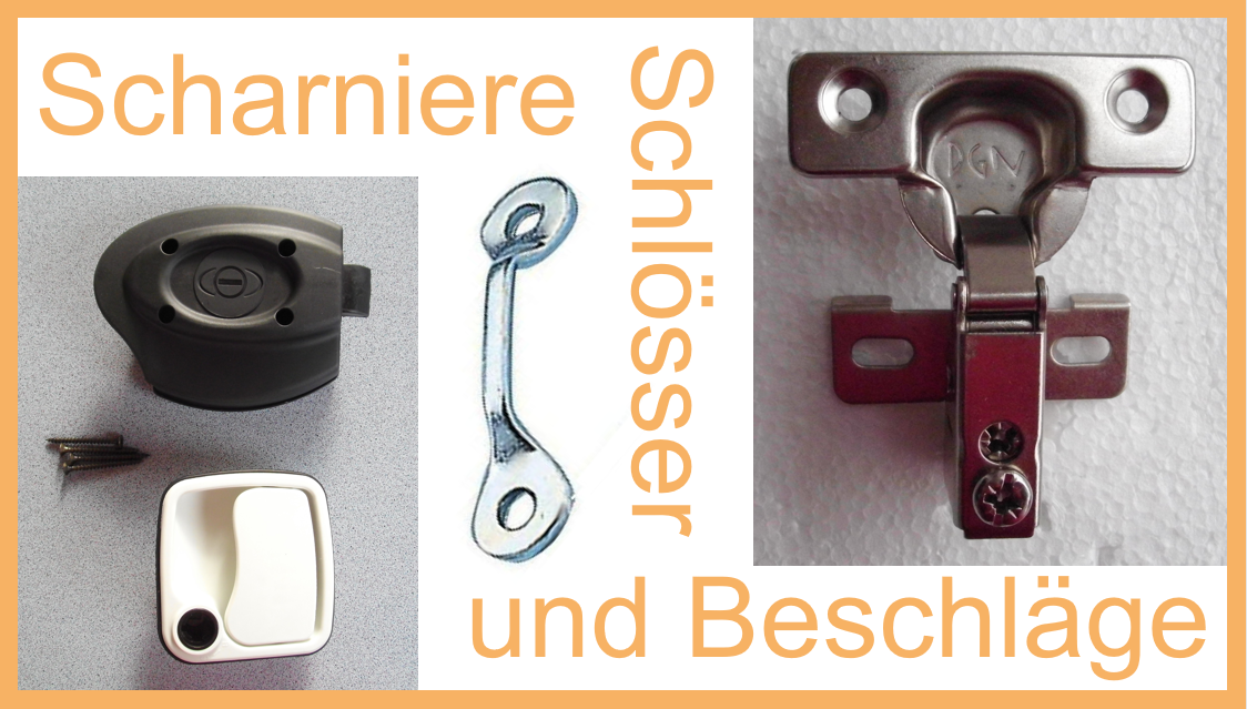 Scharniere Schlösser Beschläge