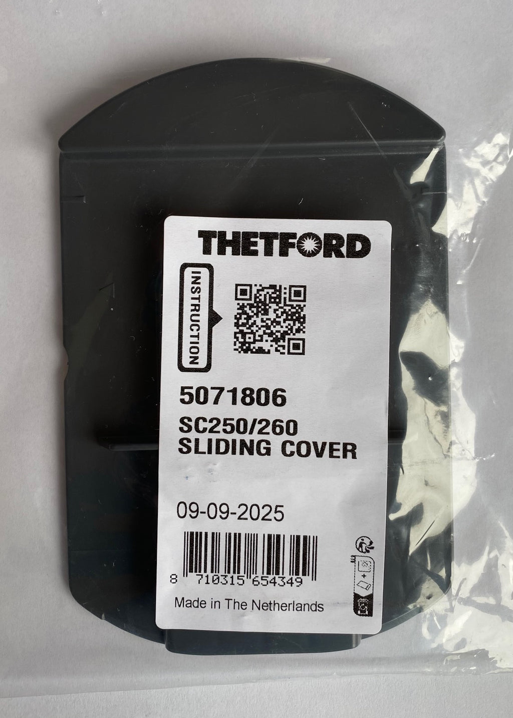 Thetford Abdeckplatte für Cassette Tank Abwassertank C250 C260 C220 115483b2 NEU