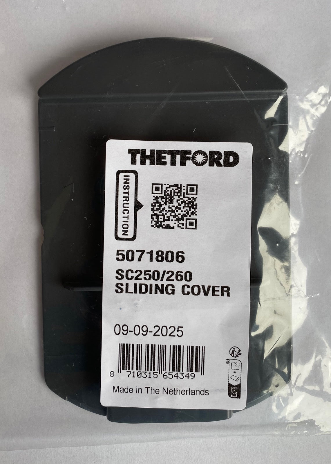 Thetford Abdeckplatte für Cassette Tank Abwassertank C250 C260 C220 115483b2 NEU