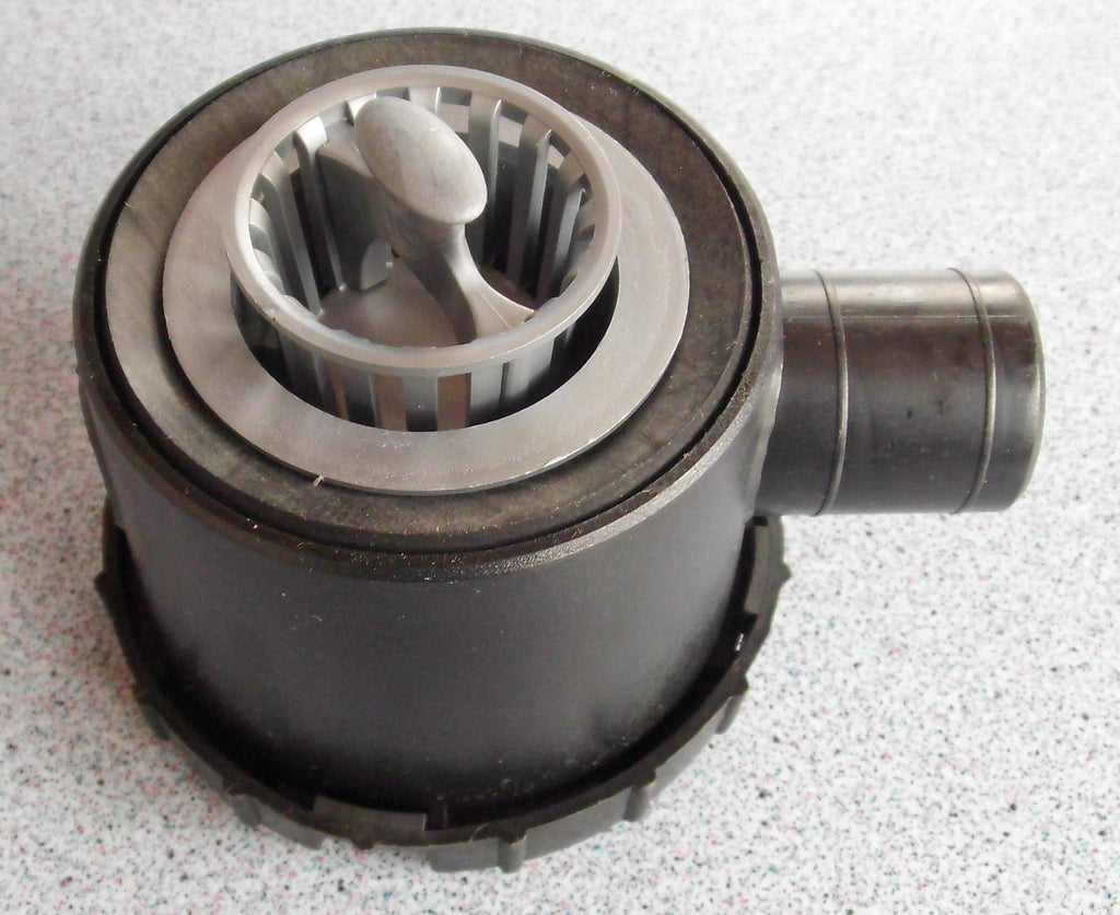 Siphon schwarz mit 1 Zugang u. Restesieb 39 mm Ablauf Rohrsystem Reich 300f237-3 NEU