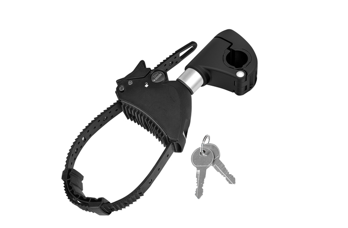 Fahrradträger Eufab Strap Rahmen- Abstandshalter 1 abschließbar 12cm 734853b NEU