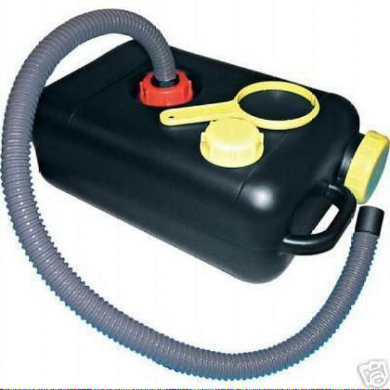 Wassertank Abwassertank Set 19 L mit Schlauch Tank Kanister Griff  300f067-1 NEU