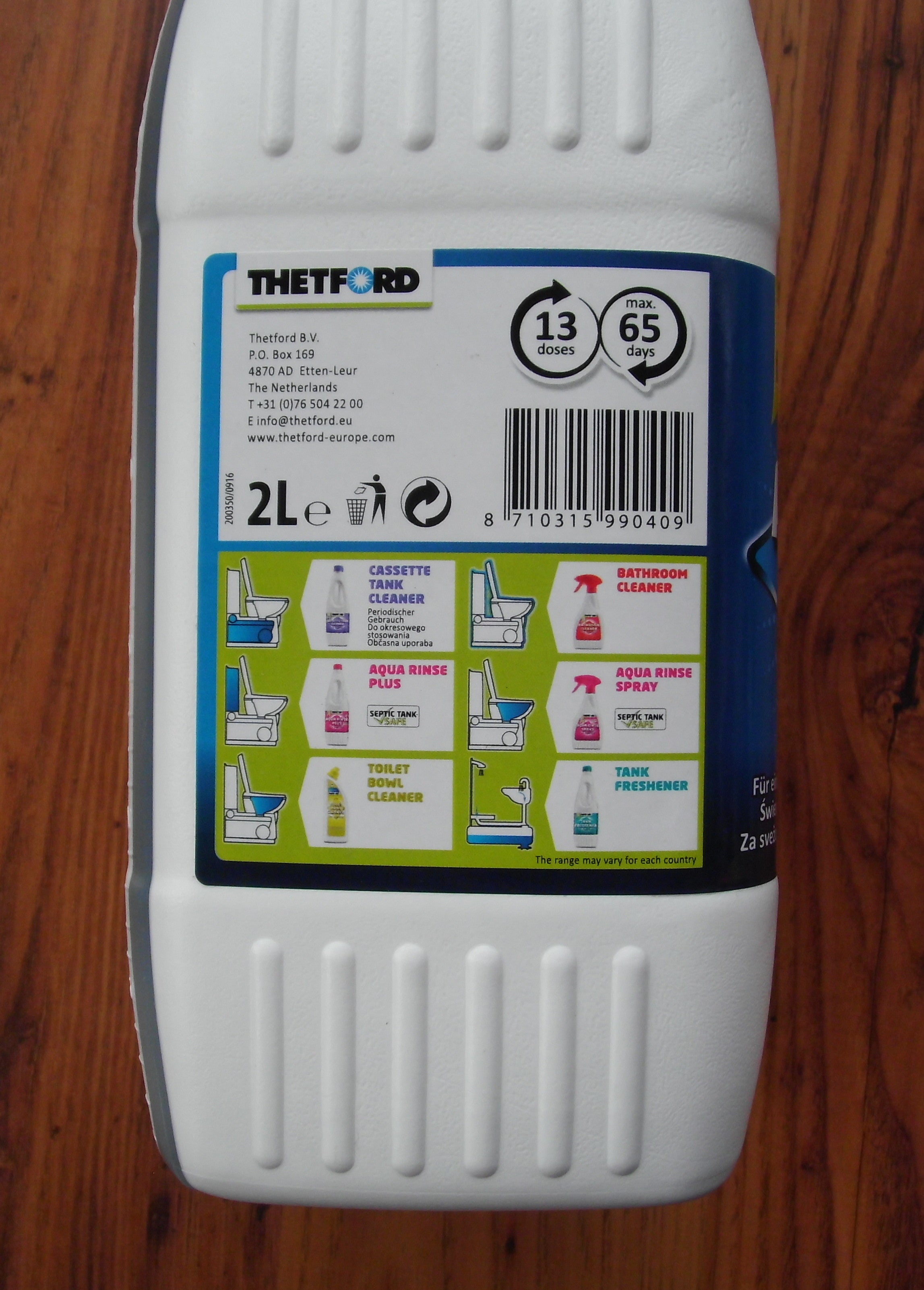 Aqua Kem Blue 2L WC Thetford Toilette Sanitärflüssigkeit 127490b6 NEU