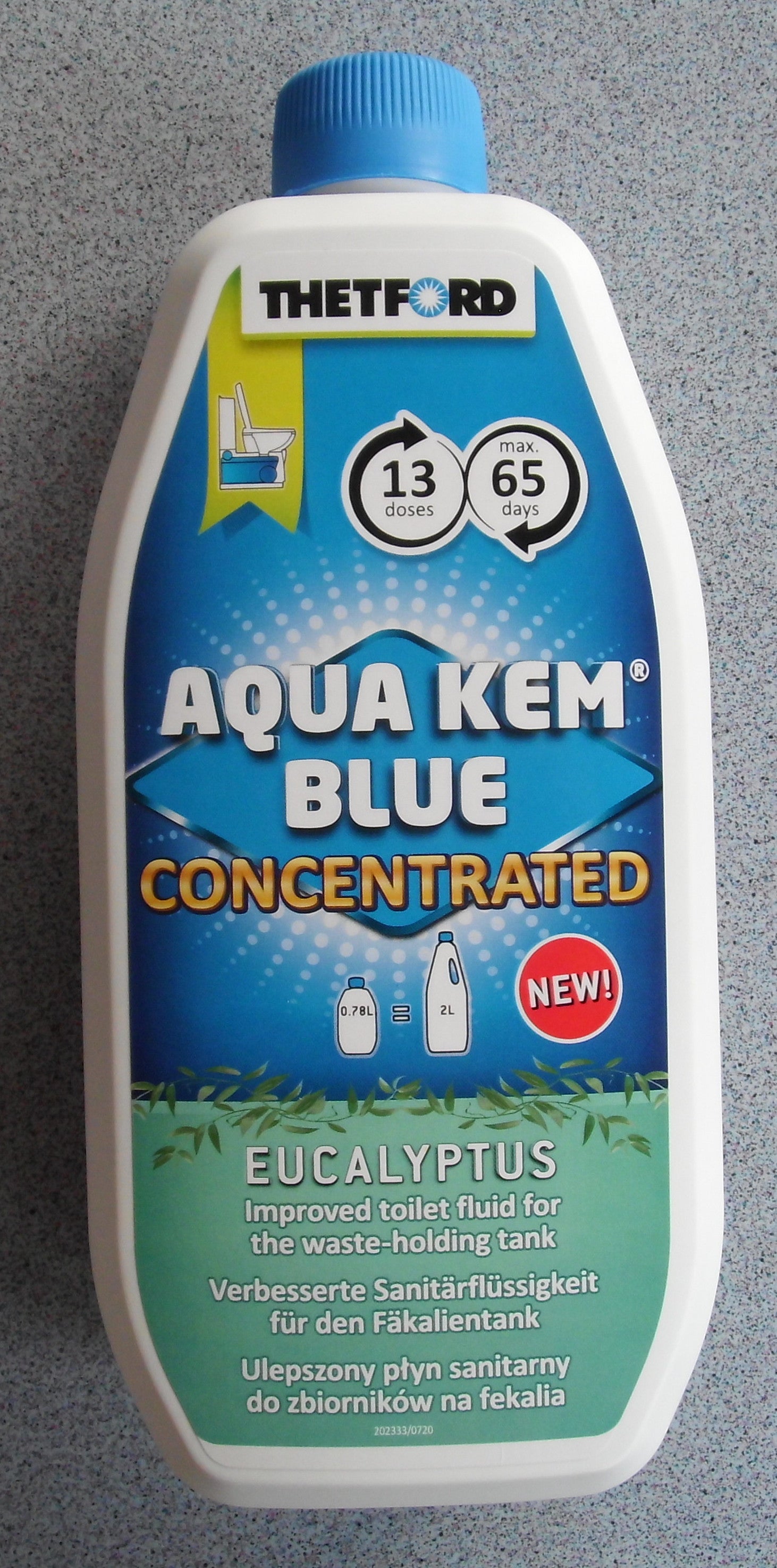 Aqua Kem Blue Eucalyptus 0,75 L Konzentrat für Toilette Thetford WC 340090bs NEU