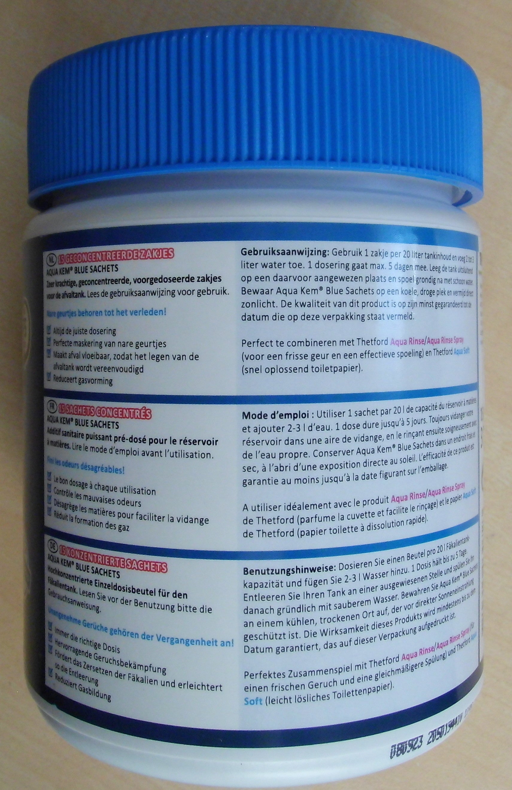 Aqua Kem Sachets 15 Beutel Thetford WC Toilette Sanitär 130332lg NEU