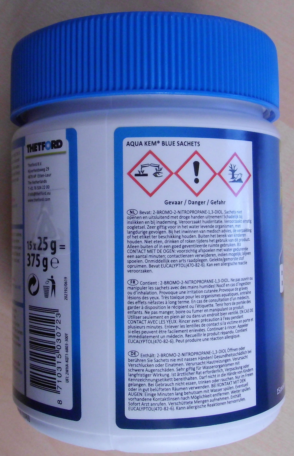 Aqua Kem Sachets 15 Beutel Thetford WC Toilette Sanitär 130332lg NEU