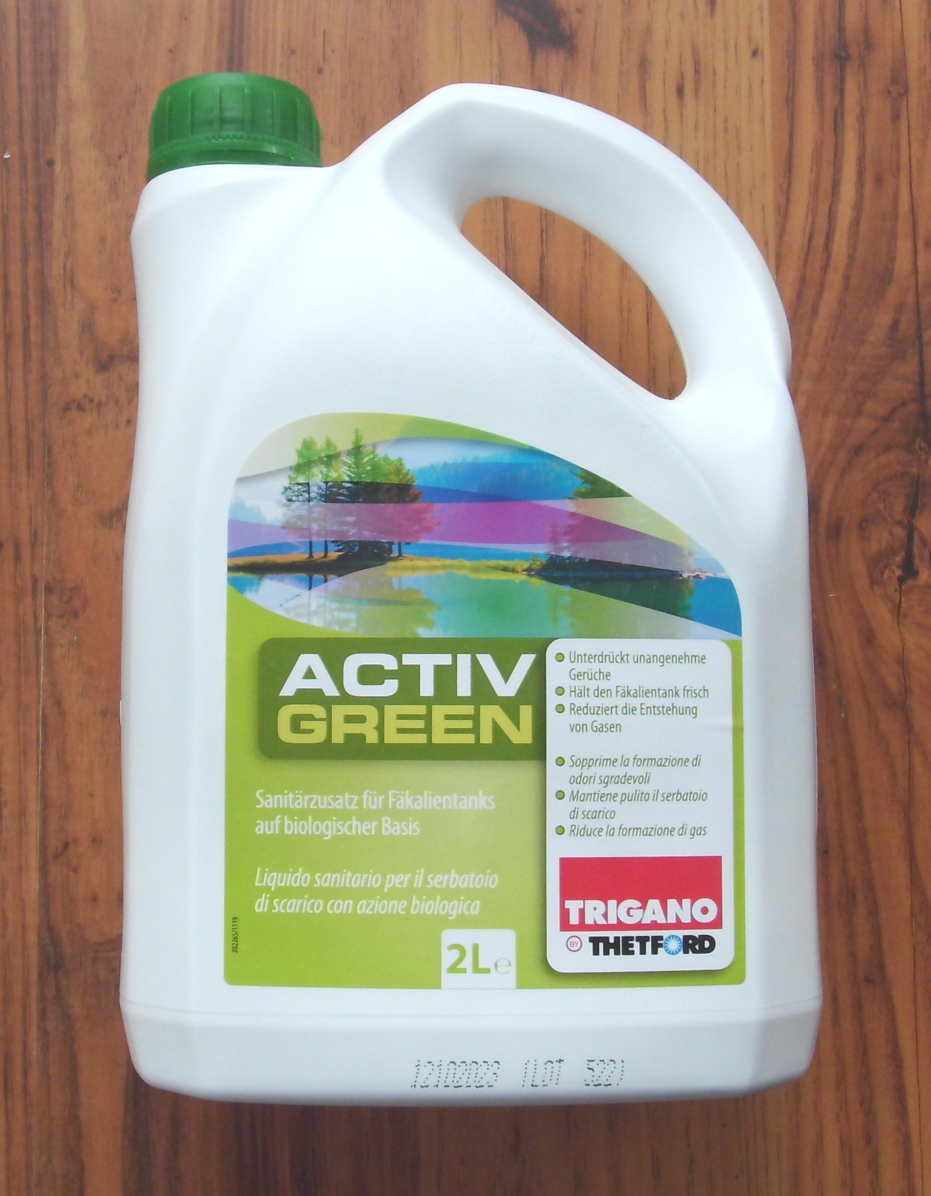 Activ Green 2 L Sanitärzusatz Toilette, Trigano by Thetford WC Porta Potti 75704p NEU