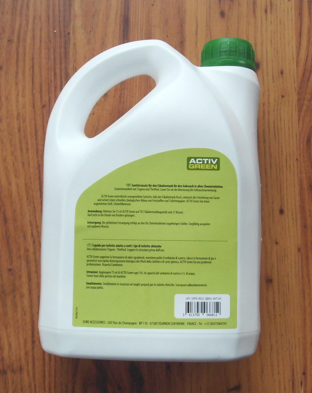 Activ Green 2 L Sanitärzusatz Toilette, Trigano by Thetford WC Porta Potti 75704p NEU