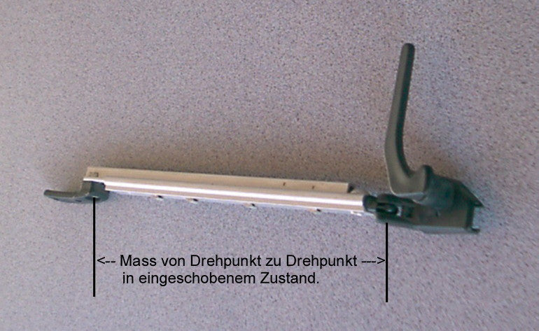 Fenster Aufsteller 23 links Halter Ausstellfenster einschieben 322594r NEU