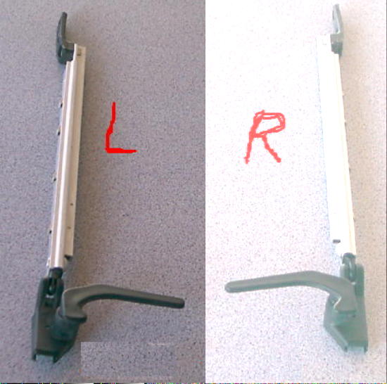 Fenster Aufsteller 21 links Halter Ausstellfenster einschieben 322596r NEU