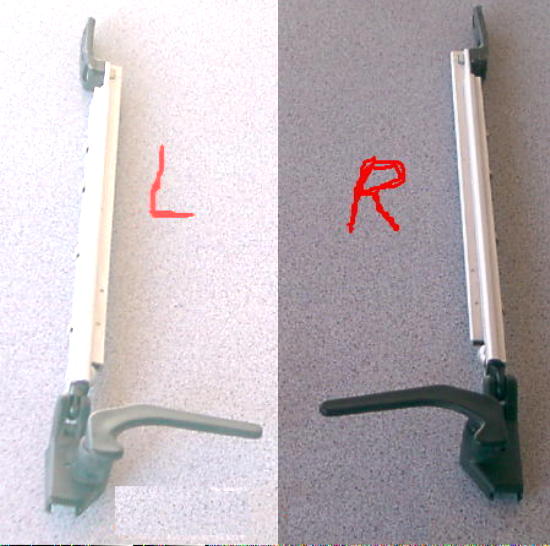 Fenster Aufsteller 23 rechts Halter Ausstellfenster einschieben 322595r NEU