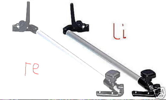Fenster Aufsteller Riegel 200mm links, Feststellschraube schrauben  322610r NEU