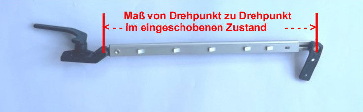 Fenster Aufsteller 27,7 rechts Halter Ausstellfenster zum Schrauben 322593r NEU