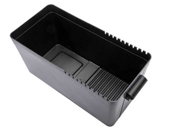 Batterie Box in SCHWARZ groß mit Deckel und Gurt Batteriekasten 322f341 NEU
