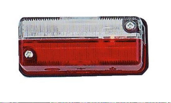 Umriss Leuchte Hella Begrenzungsleuchte rot/weiß Schrauben Wohnmobil 143450b10