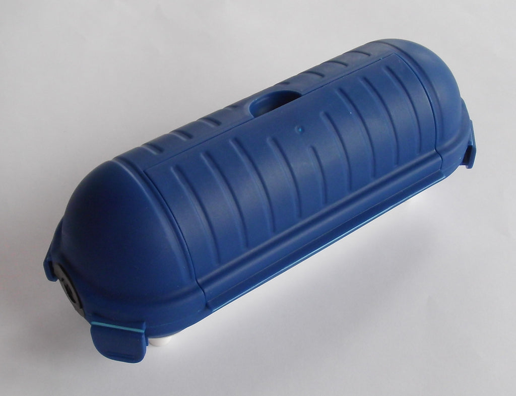 Sicherheitsbox in blau für Schuko Stecker Kabel Box Schutz Kabelsafe 293540b NEU