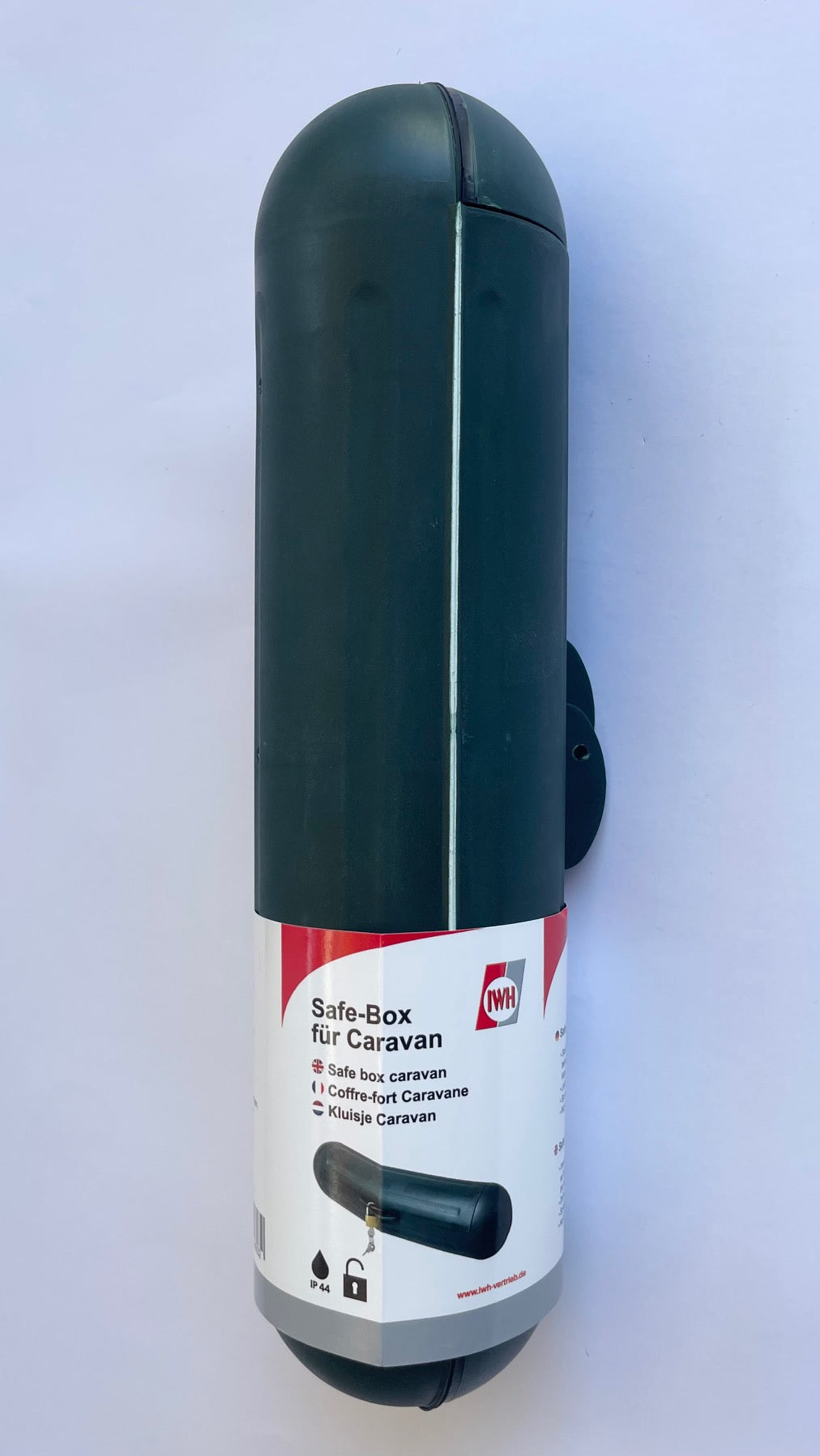 Sicherheitsbox IP44 für CEE Kabel Box Schwarz-Grün Steckerschutz Dichtung 80579p NEU