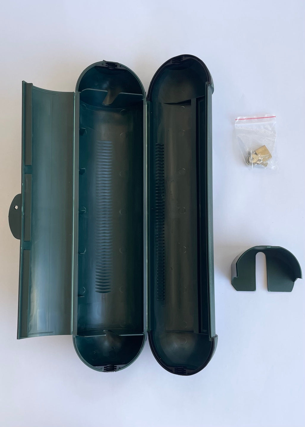 Sicherheitsbox IP44 für CEE Kabel Box Schwarz-Grün Steckerschutz Dichtung 80579p NEU