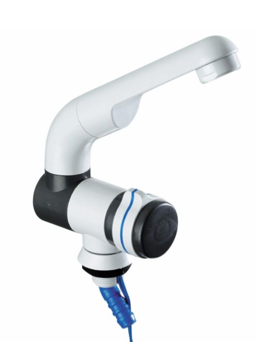 Wasserhahn Compact hellgrau anthrazit mit Mikroschalter kalt Wohnmobil 300f549-1 NEU
