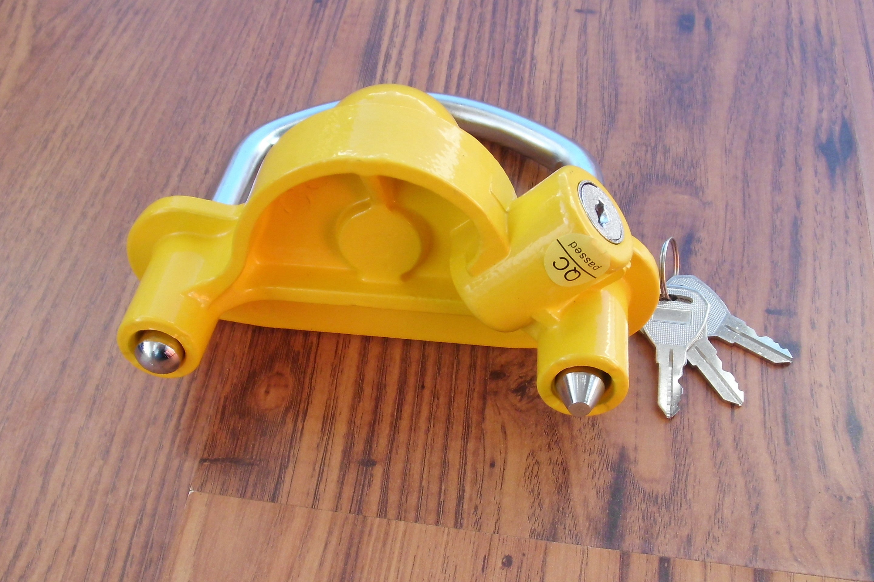 Diebstahlsicherung gelb Deichselschloss Kugel Anhänger Safety 92763r NEU