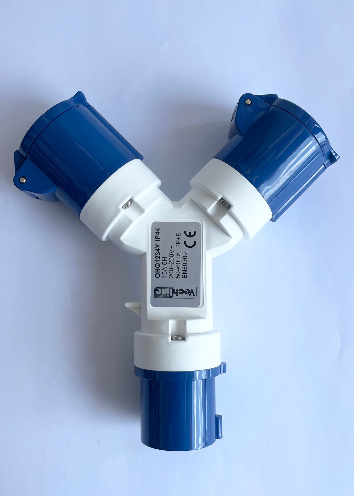 CEE - Doppel - Stecker 3 - polig Verteilersteckdose für 230 Volt 80568p NEU