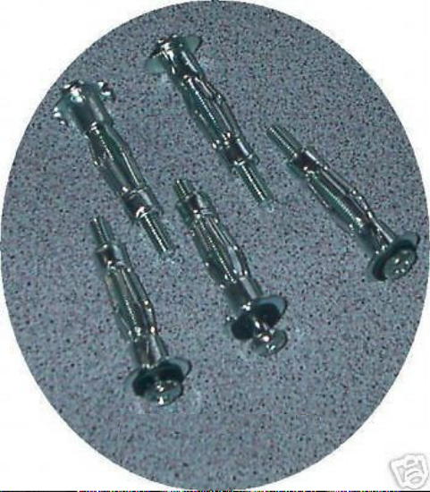 Hohlraumdübel 5 Stück aus Metall M5 x 50 Dübel mit Schrauben w09035537 NEU