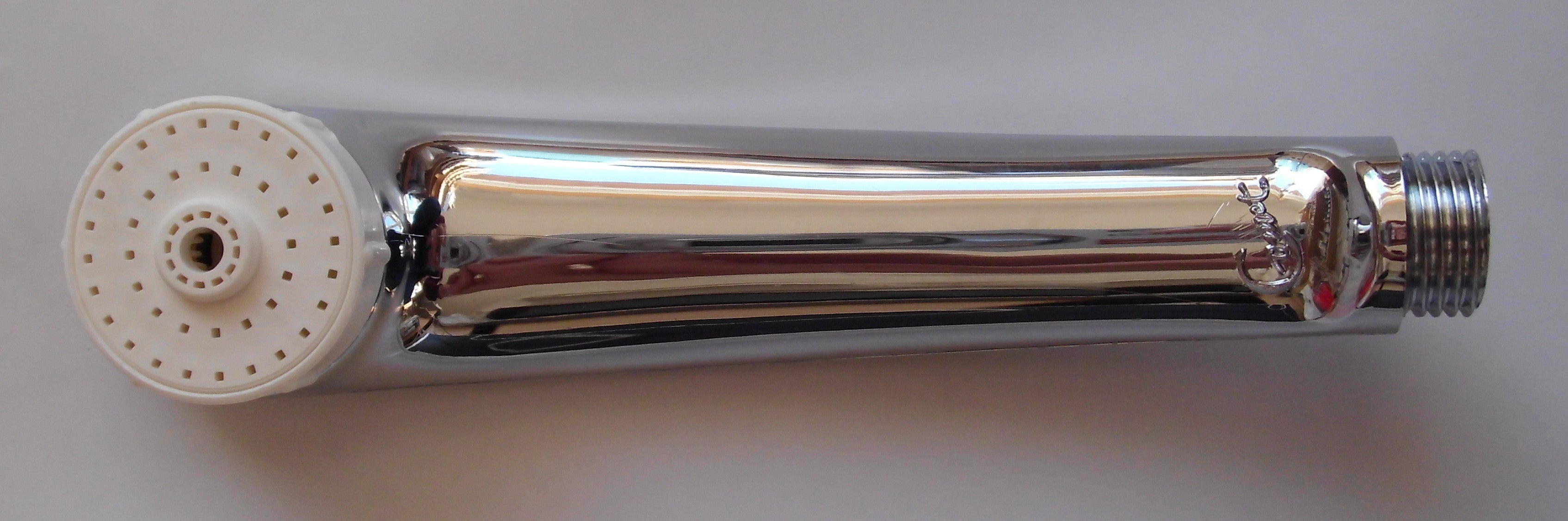 Dusche Brausekopf Novo Kunststoff 1/2" chrom/ weiß Verstellring Roma 63128r5 NEU