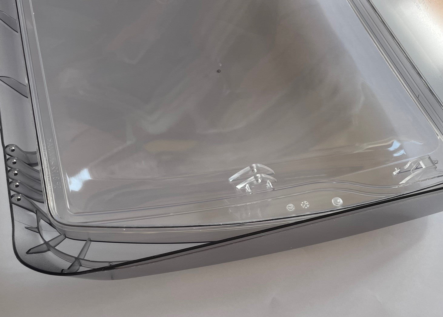 Ersatzglas FÜR Dachhaube Dometic Mini Heki 40x40 FLplus/style mit ZE 209f668 NEU