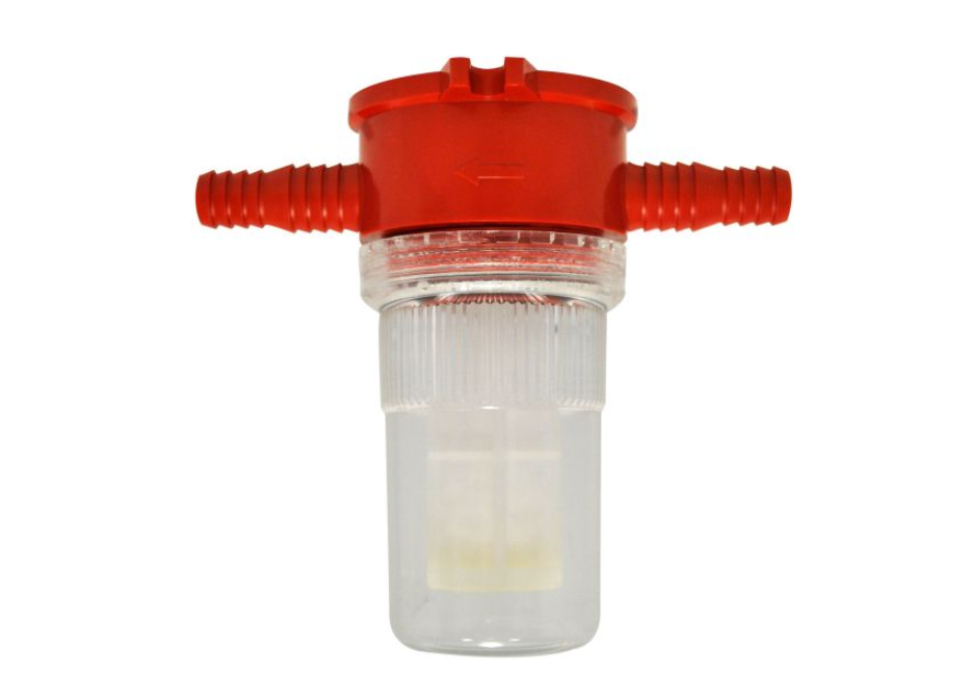 Schmutzfilter Filter Wasserfilter Wasser Feinfilter 10 +12 mm rot 300f125 NEU