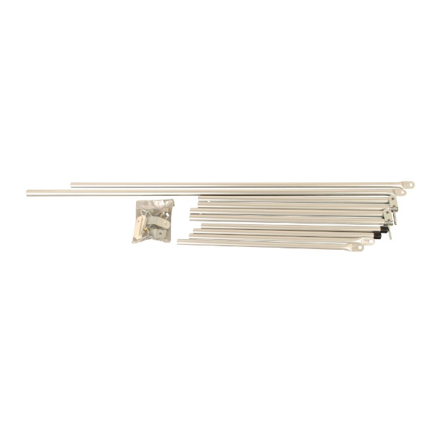 Gestell Alu 19 mm Gestänge für Fenster Markisen bis 2 m Breite 610f030 NEU