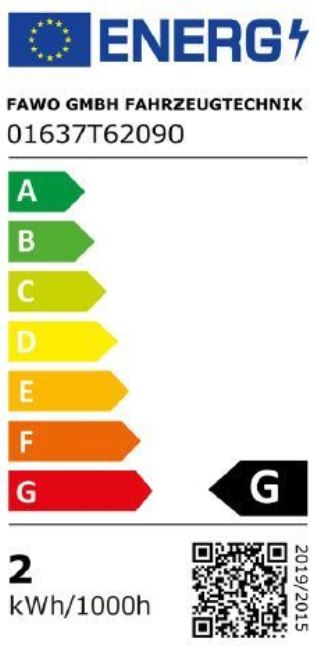 Vorzelt Leuchte Wave weiß 18 LED Vorzeltleuchte 12 V 2 Watt Aufbau 320f407 NEU