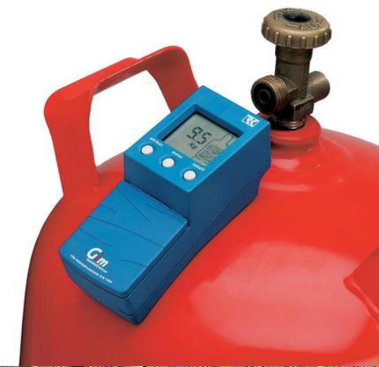 Füllstandsmessgerät GIM Reich Inhaltsmesser für 11kg Stahl Gasflasche 70084Lg NEU