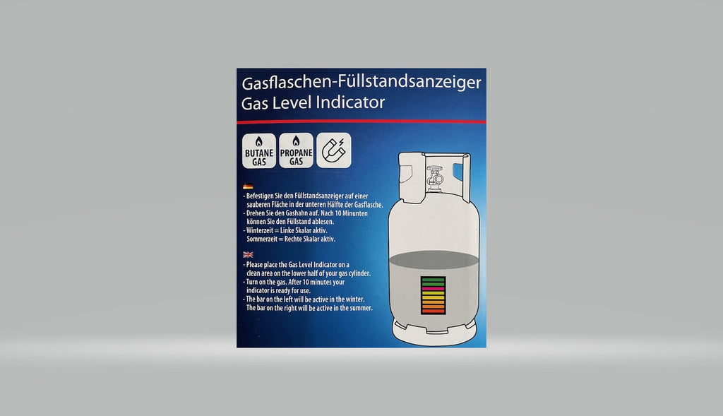 Gas Füllstandsanzeige magnetisch Indicator für Stahl Gasflasche 75154r NEU