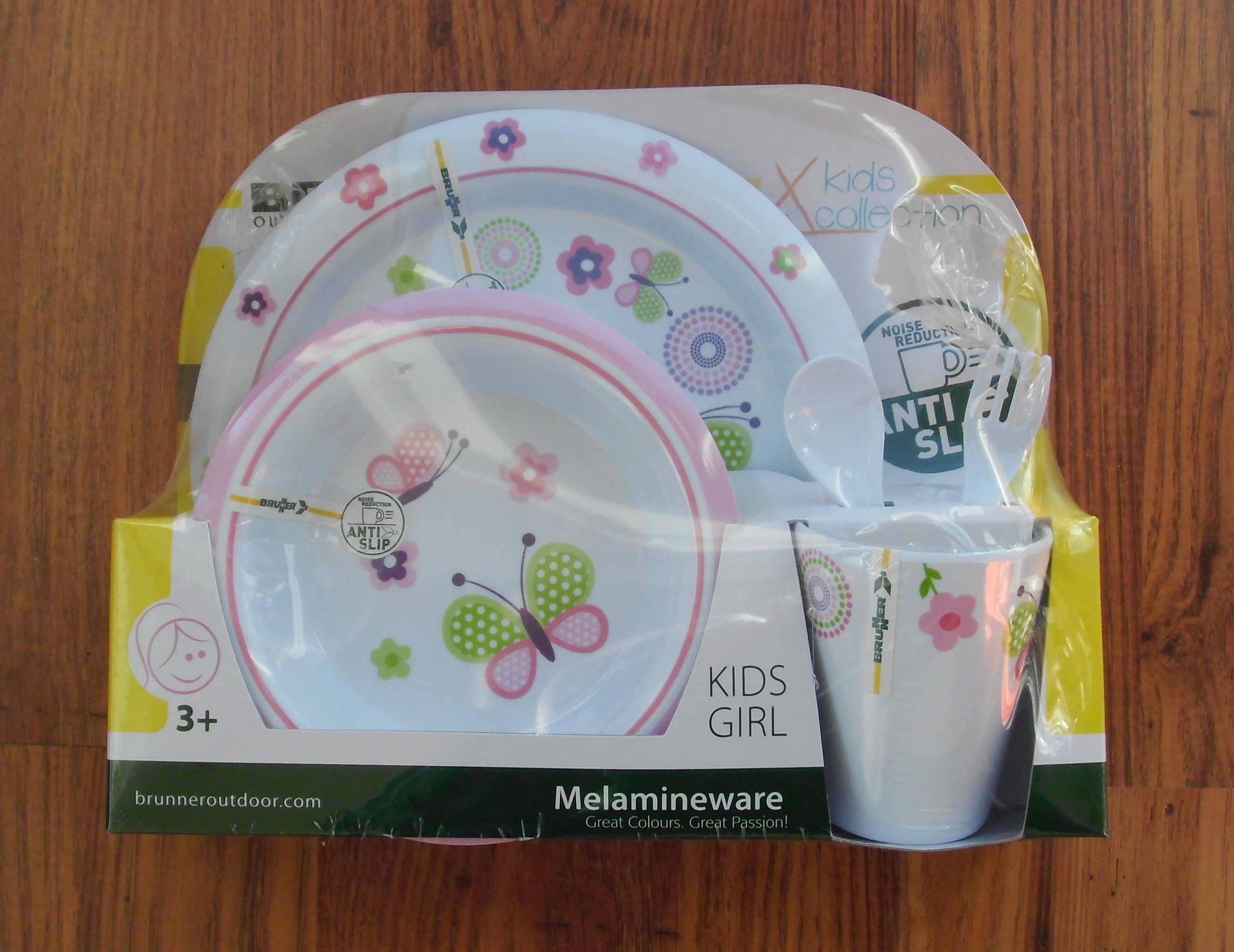 Kinder Geschirr Set Butterfly Blumen Girl 5teilig Melamin 51394m NEU