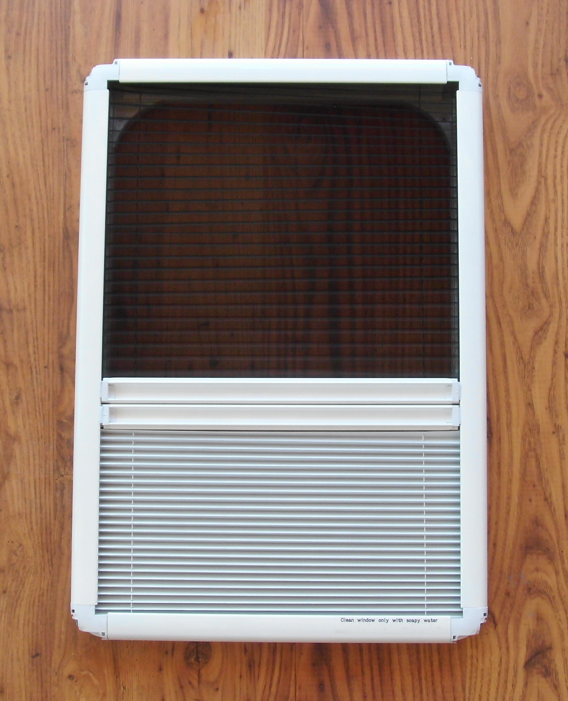 Echtglas Ausstellfenster 350Bx500H Verdunkelung+Insektenschutz Carbest 31880+1r4