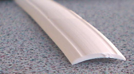 Leistenfüller weiß Meterware PVC-Profil 12mm für Alu Profile 196460b Neu