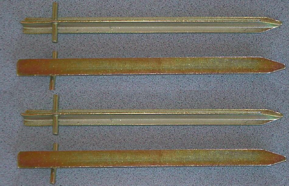 Zelthering 4 St. T Eisen Hering 20mm/30 cm Zeltnagel Häring 411540b NEU