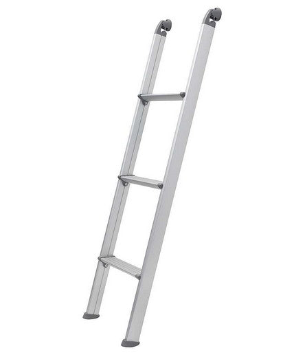 Leiter Alkovenleiter Alu 111 cm 3 Stufen mit Halter Einhängeleiter 80230m NEU