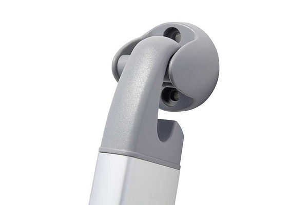 Leiter Alkovenleiter Alu 138 cm mit Halter 4 Stufen Einhängeleiter 80233m NEU
