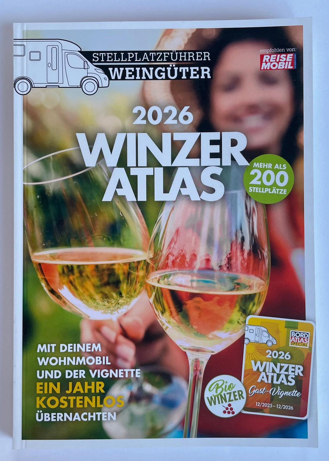 Stellplatzführer Weingüter Winzer Atlas 2026 Wohnmobil Deutschland Bordatlas Special 066f076 NEU