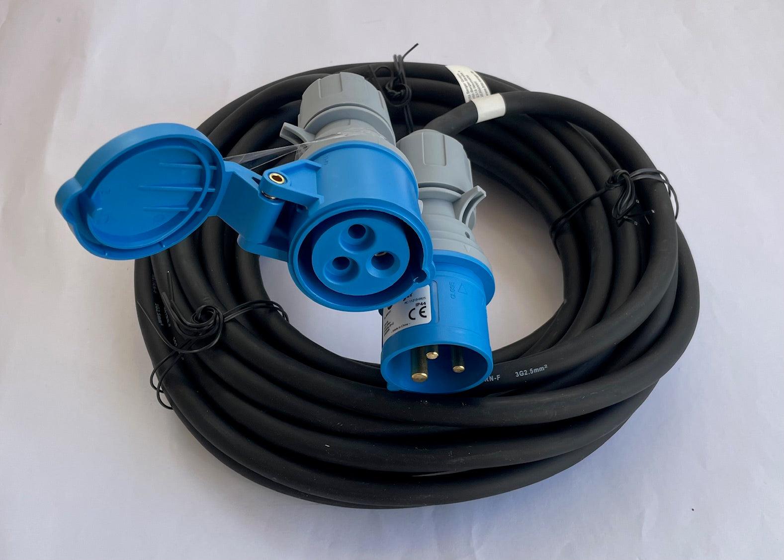 Verlängerungskabel 10 Meter 230 V CEE Stecker, CEE Kupplung Adapter 435777b2 NEU