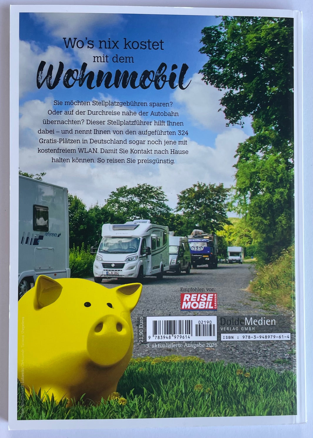 Stellplatzführer Wo´s nix kostet mit dem Wohnmobil Deutschland 39139p NEU