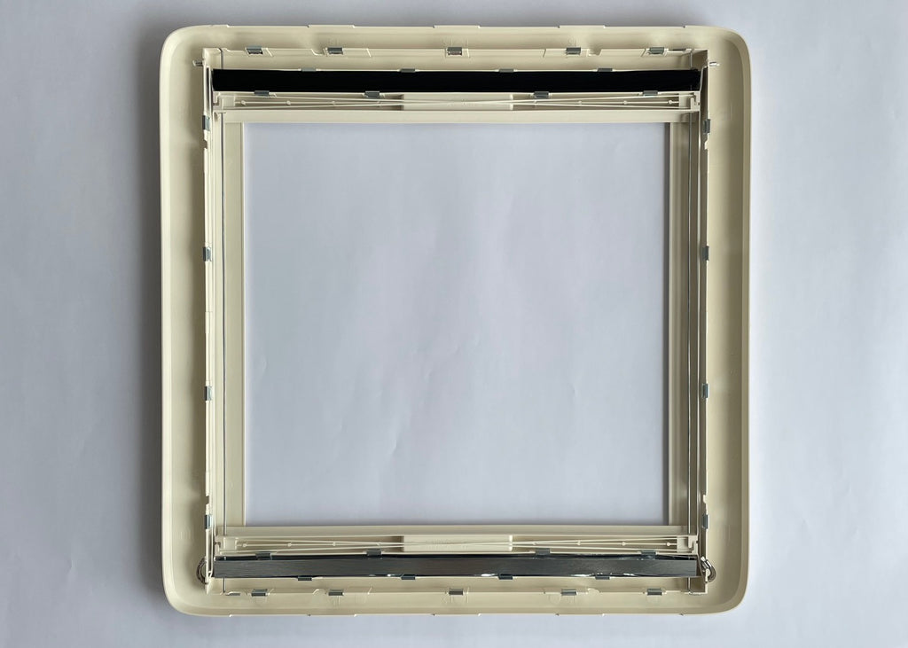 Innenrahmen mit Rollo, Moskitonetz FÜR Dachhaube Mini Heki FL 40er 209f669 NEU