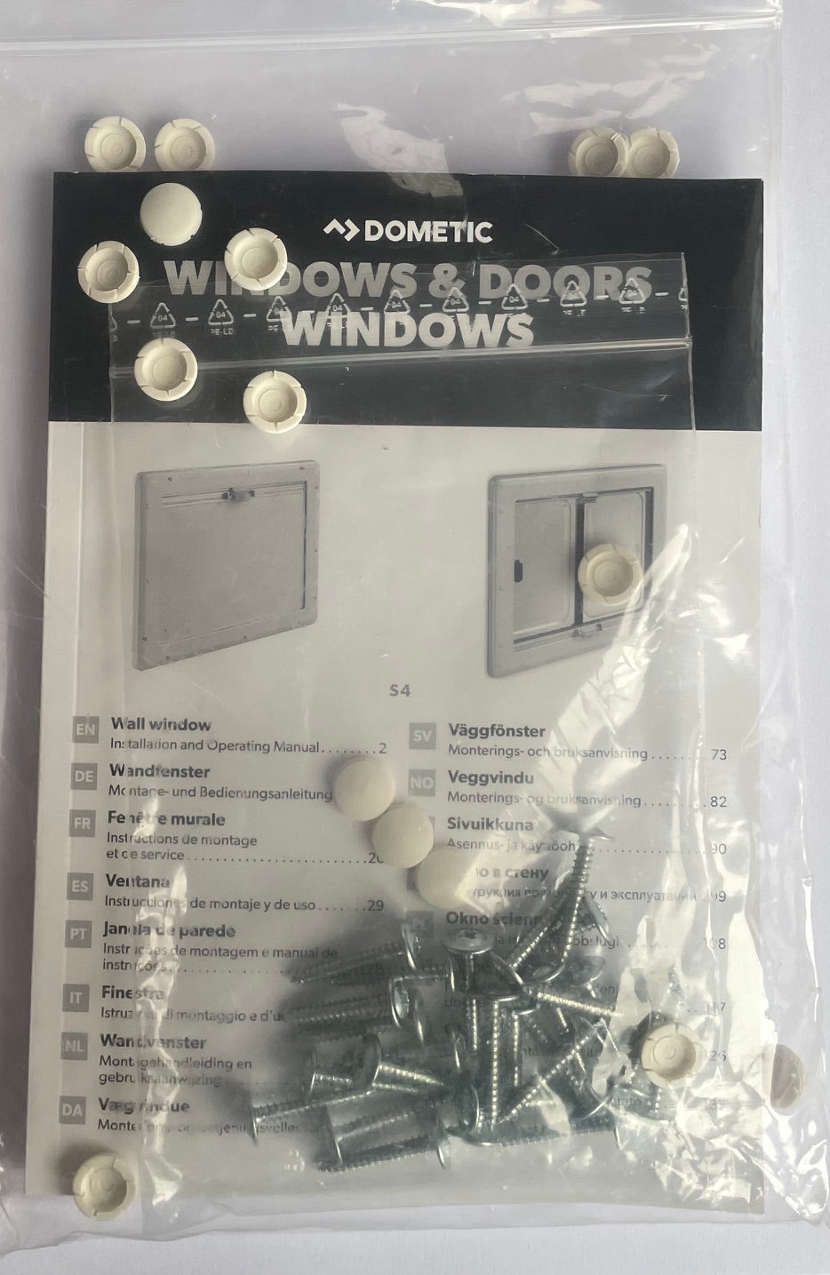 Seitz S4 Innenrahmen B-Ware FÜR S-4 Fenster 1000 x 450 inkl. Rollo + Moskitonetz