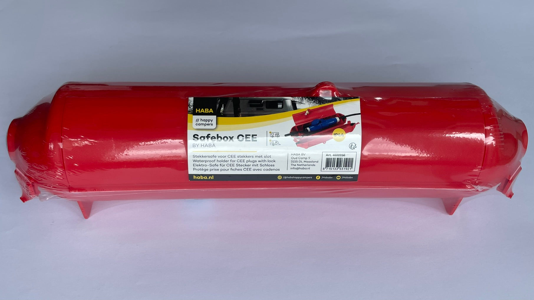 Sicherheitsbox für CEE Kabel Box rot Steckerschutz Schloss 321f039-1 NEU
