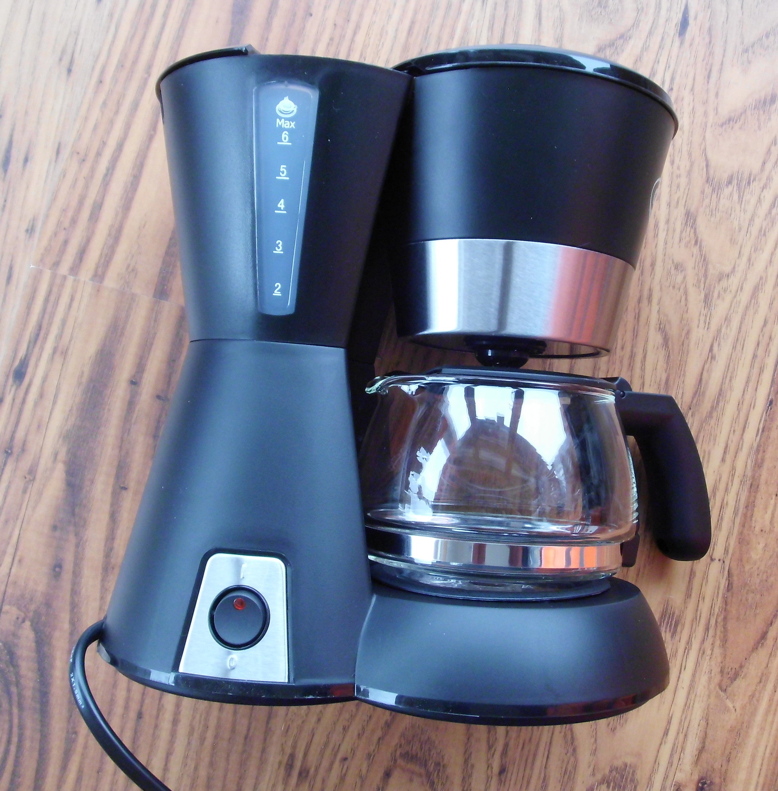 Kaffeemaschine schwarz 12 V ca 5 Tassen 170 Watt abwaschbarer Filter 91862r NEU