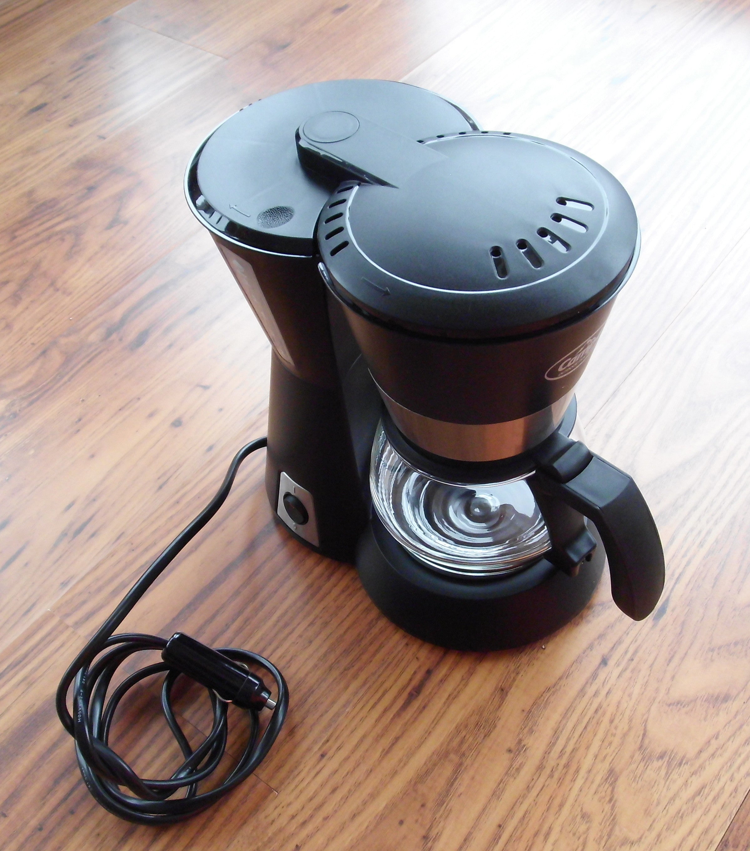 Kaffeemaschine schwarz 12 V ca 5 Tassen 170 Watt abwaschbarer Filter 91862r NEU