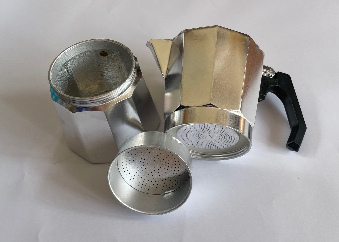 Espresso Maker Alu Espressokocher Kaffeemaschine 9 Tassen 51832Lg NEU