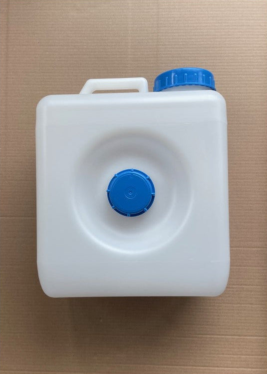 Wasserkanister DIN 96, 61 Kanister 10 L Abwassertank 2 Deckel 60414m NEU