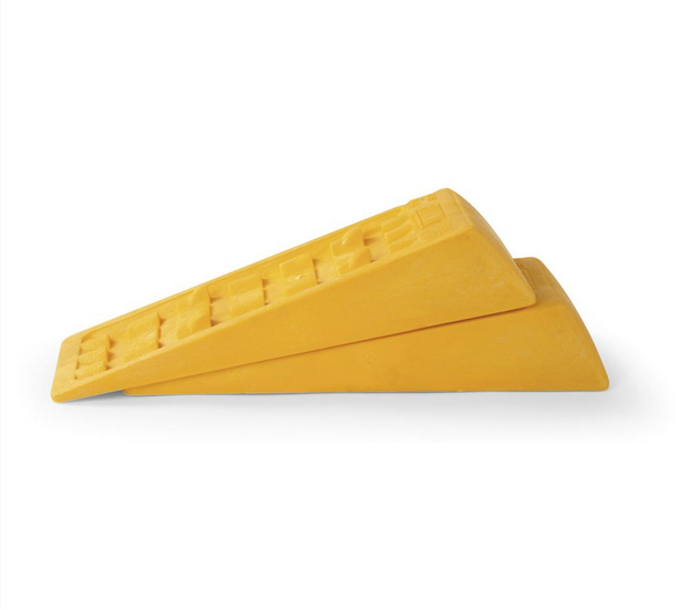 Auffahrkeile Keil Ausgleichskeile gelb Fiamma Jumbo 25,5cm 1 Paar 136f120 NEU